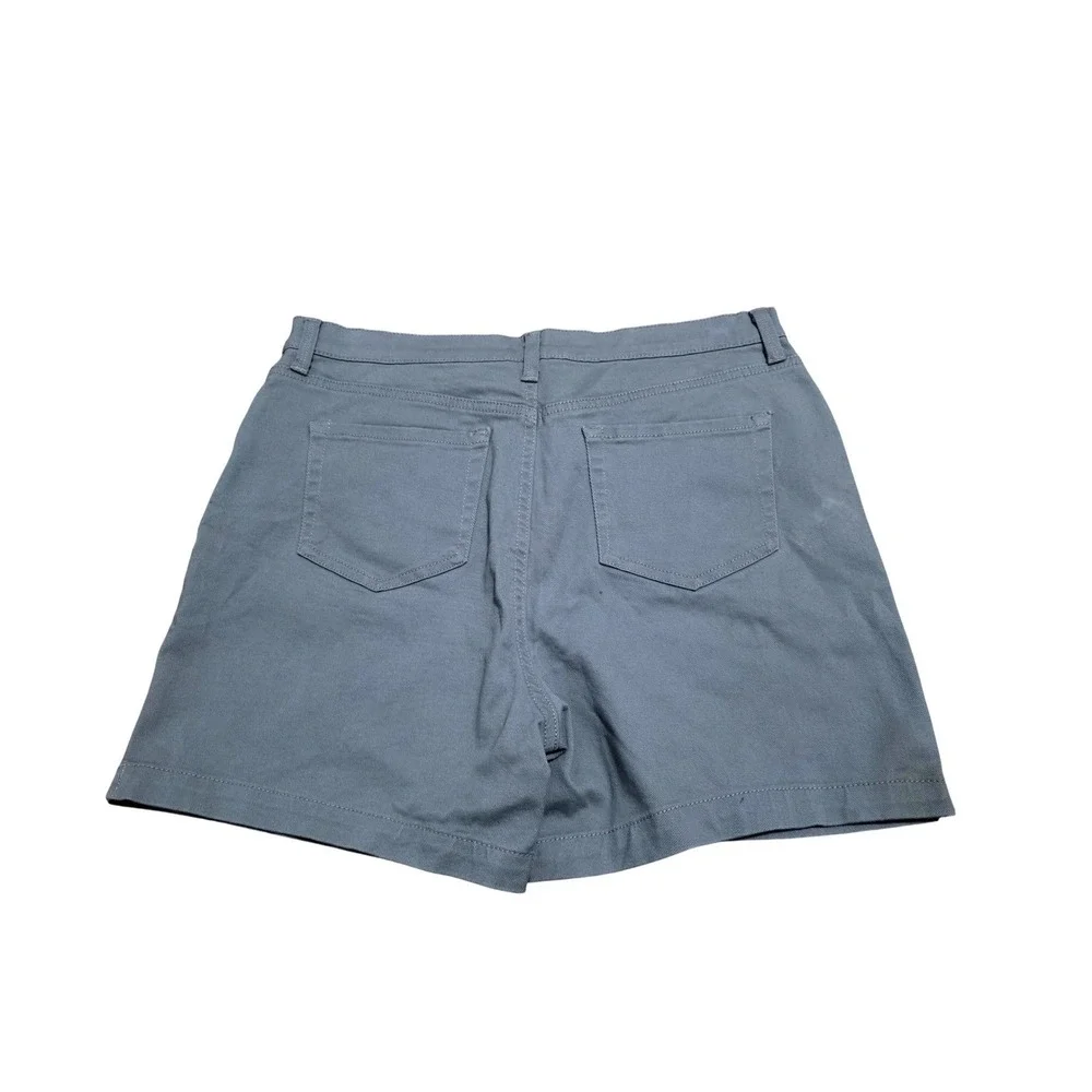 Gloria Vanderbilt All-Around Slimming‎ Effect Women's Amanda Shorts Sz 12p Green
